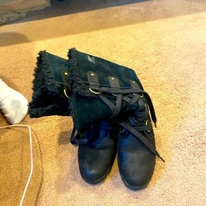 Women’s Sorel black winter boots